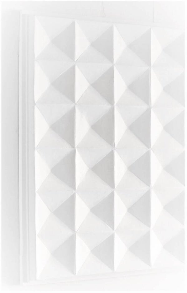 White Minimalist 3D Painting L41 AJArt