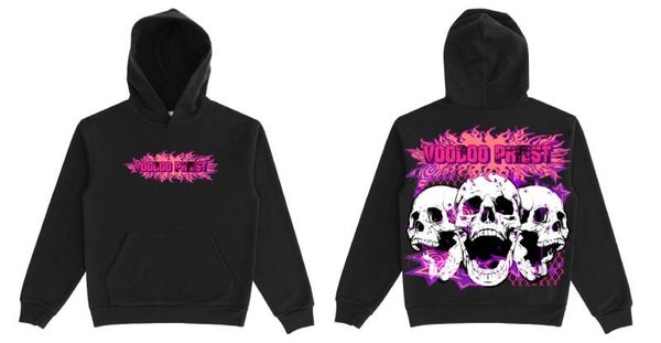 Voodoo Priest Skull Hoodie