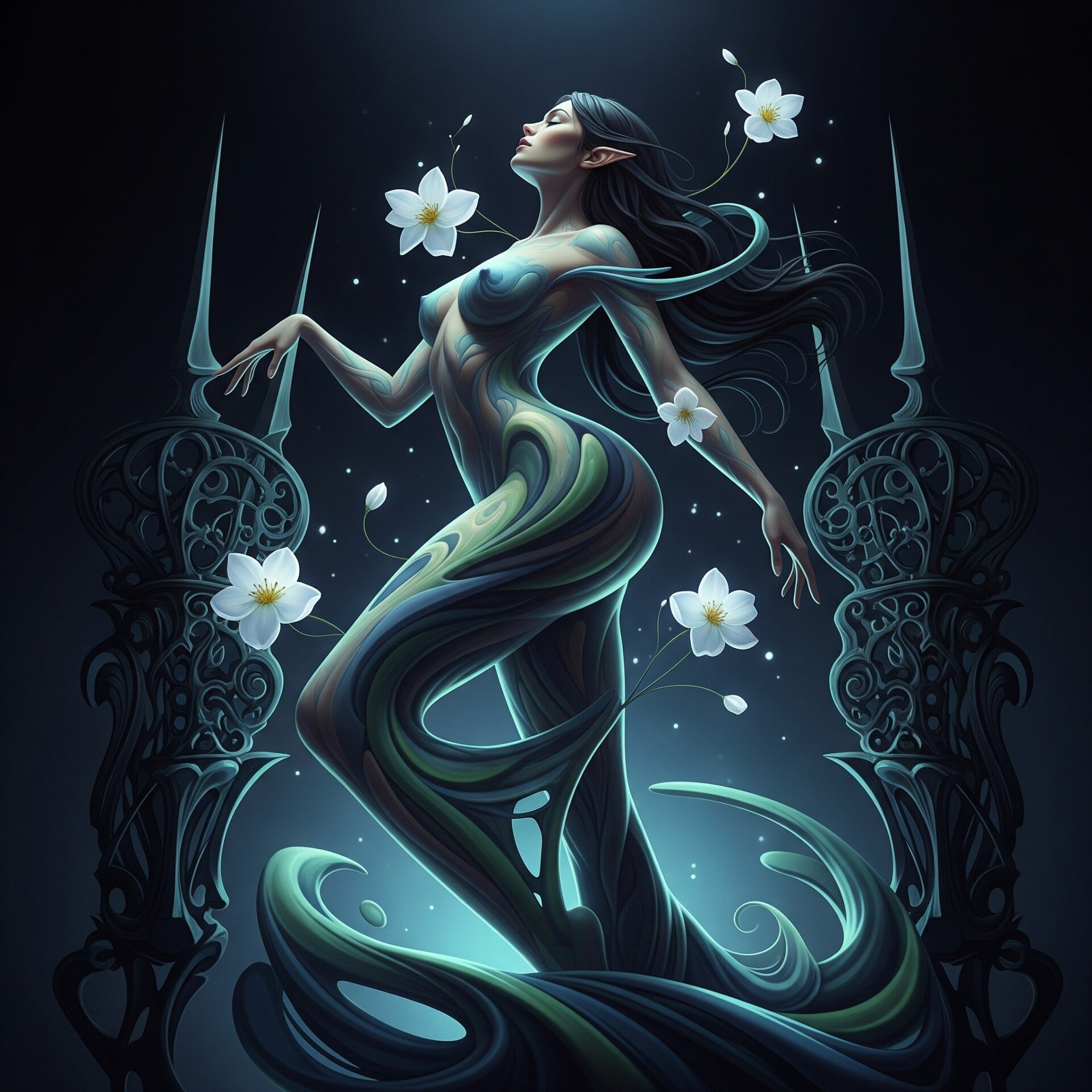 Een surrealistische vrouw/woman 1