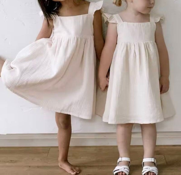 🍓 Robe en Mousseline de Coton