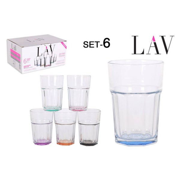 LAV- Gekleurde glazen
