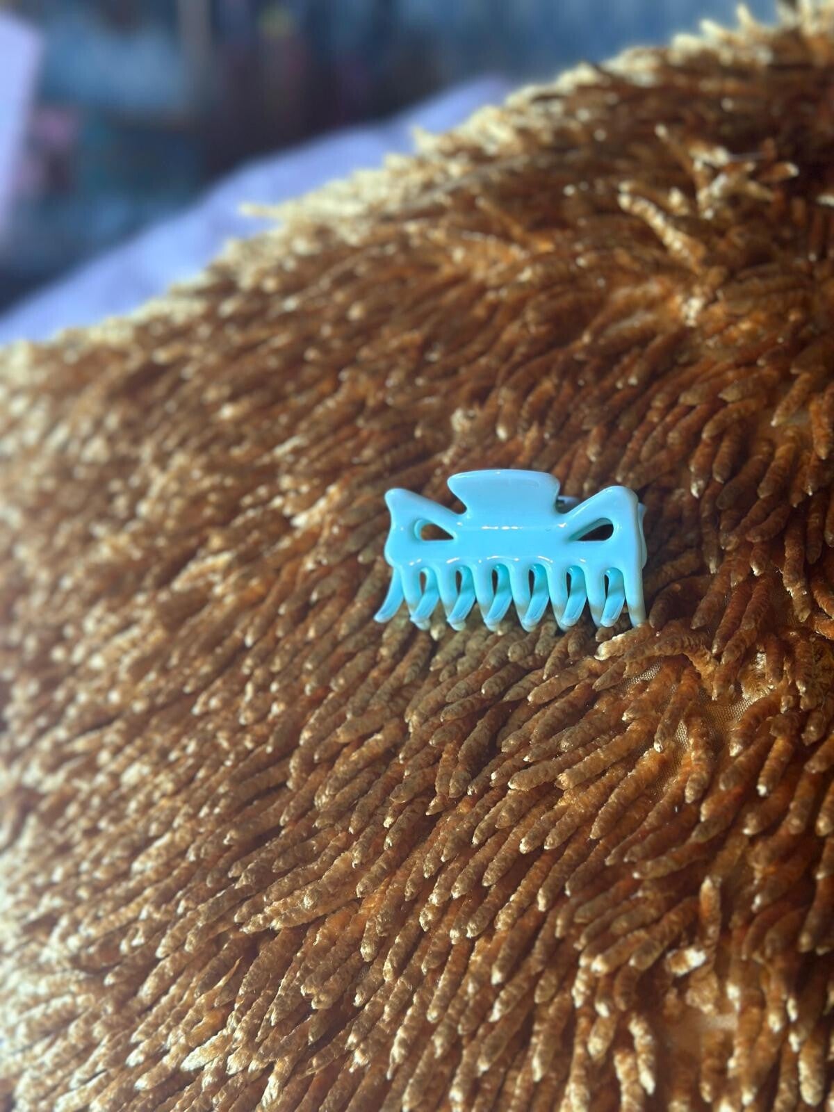 turquoise mini haar klip