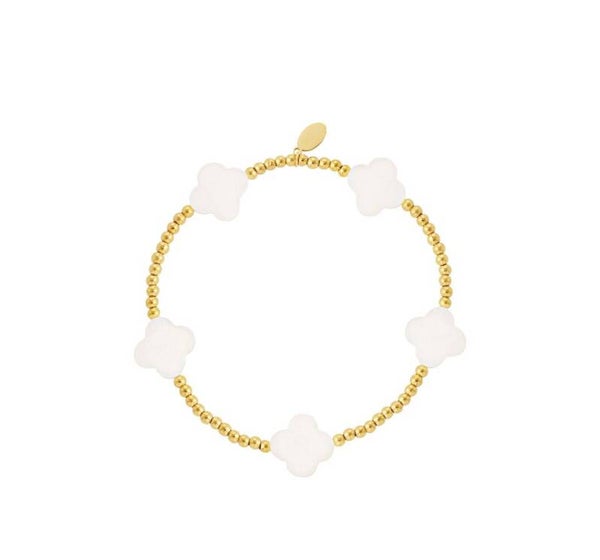 armband zeeschelp klaver