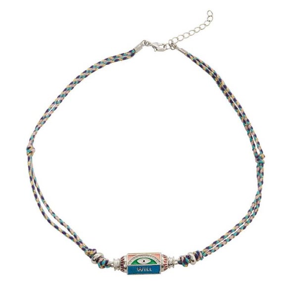 ketting will blauw. niet stainless steel
