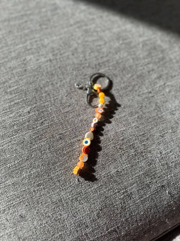 oranje sleutelhanger