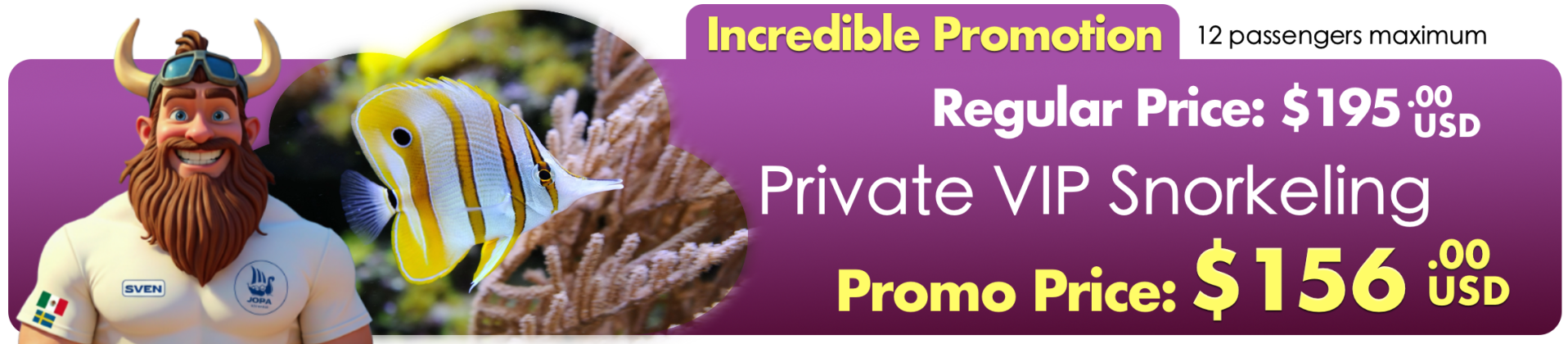 Isla Mujeres VIP Premium Tour Promotion