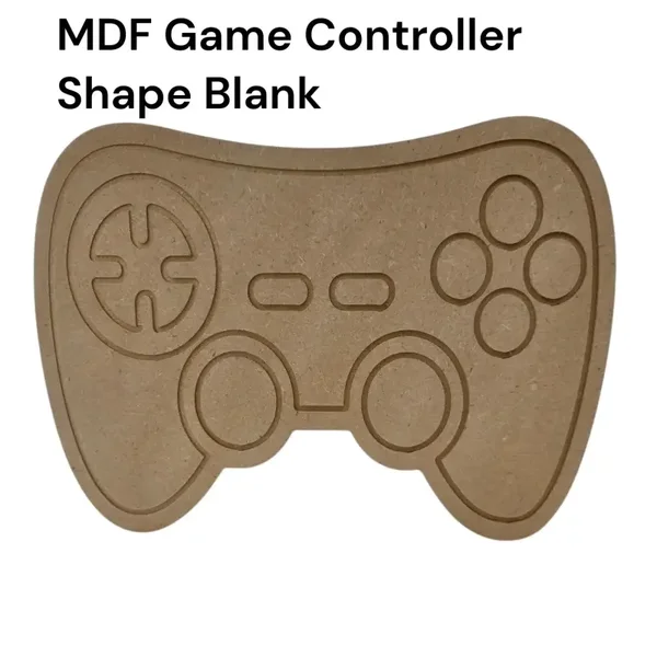 MDF Wooden GAME CONTROLLER Craft Blank Shapes for Crafting Unfinished Craft Supplies
