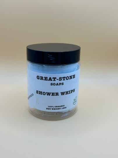 Peppermint whipped soap