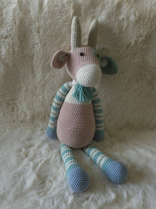 Gehaakte Geit Knuffel - 45 cm