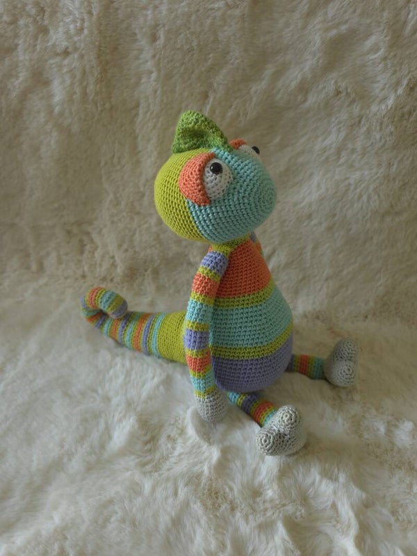 Gehaakte Kameleon Knuffel - 45 cm
