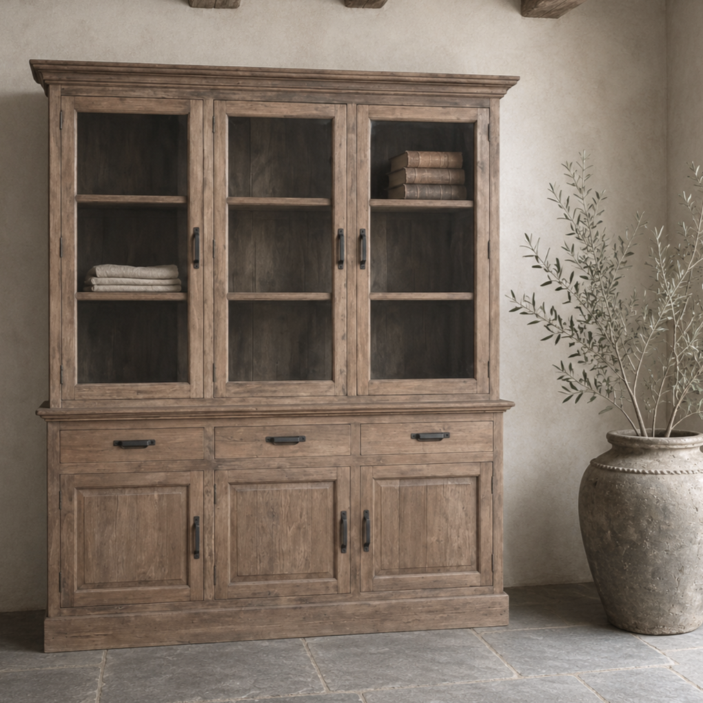 Dingklik - vitrinekast lightbrown