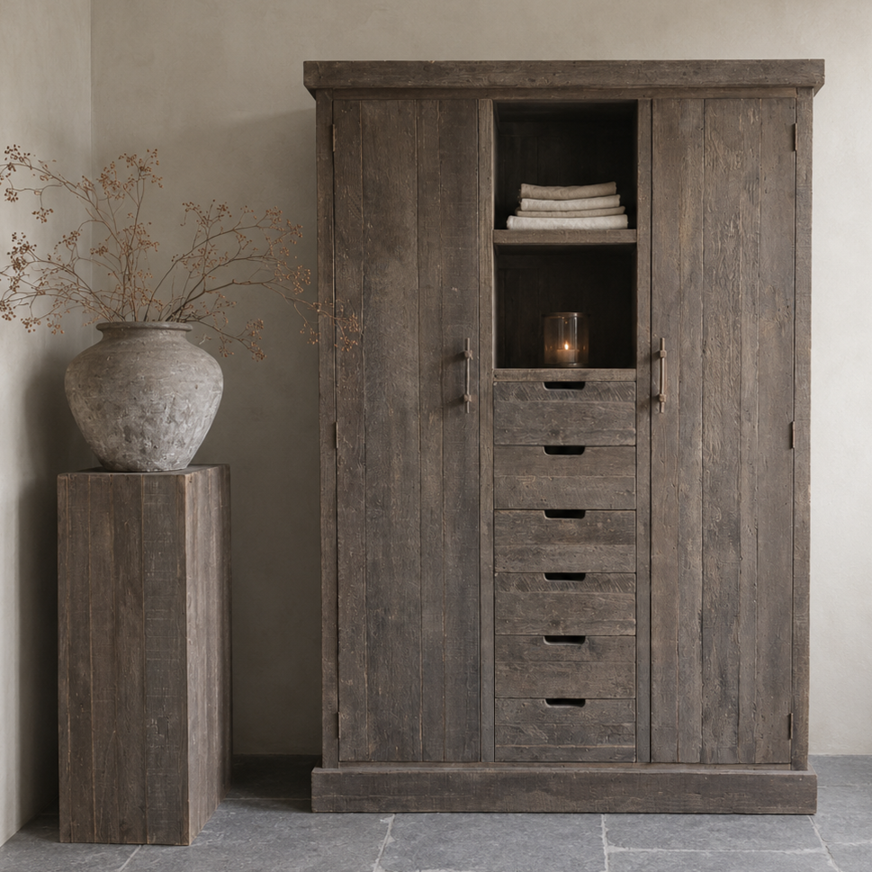 Driftwood - opbergkast Bram en zuil