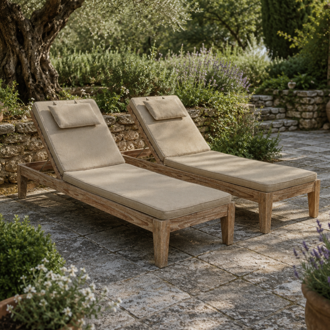 tuin loungebedden