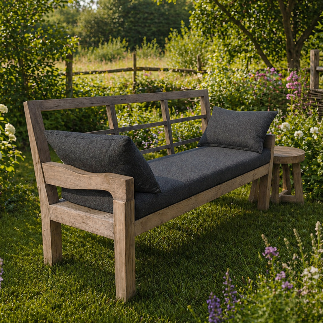 Garden - tuinbank en tafeltje