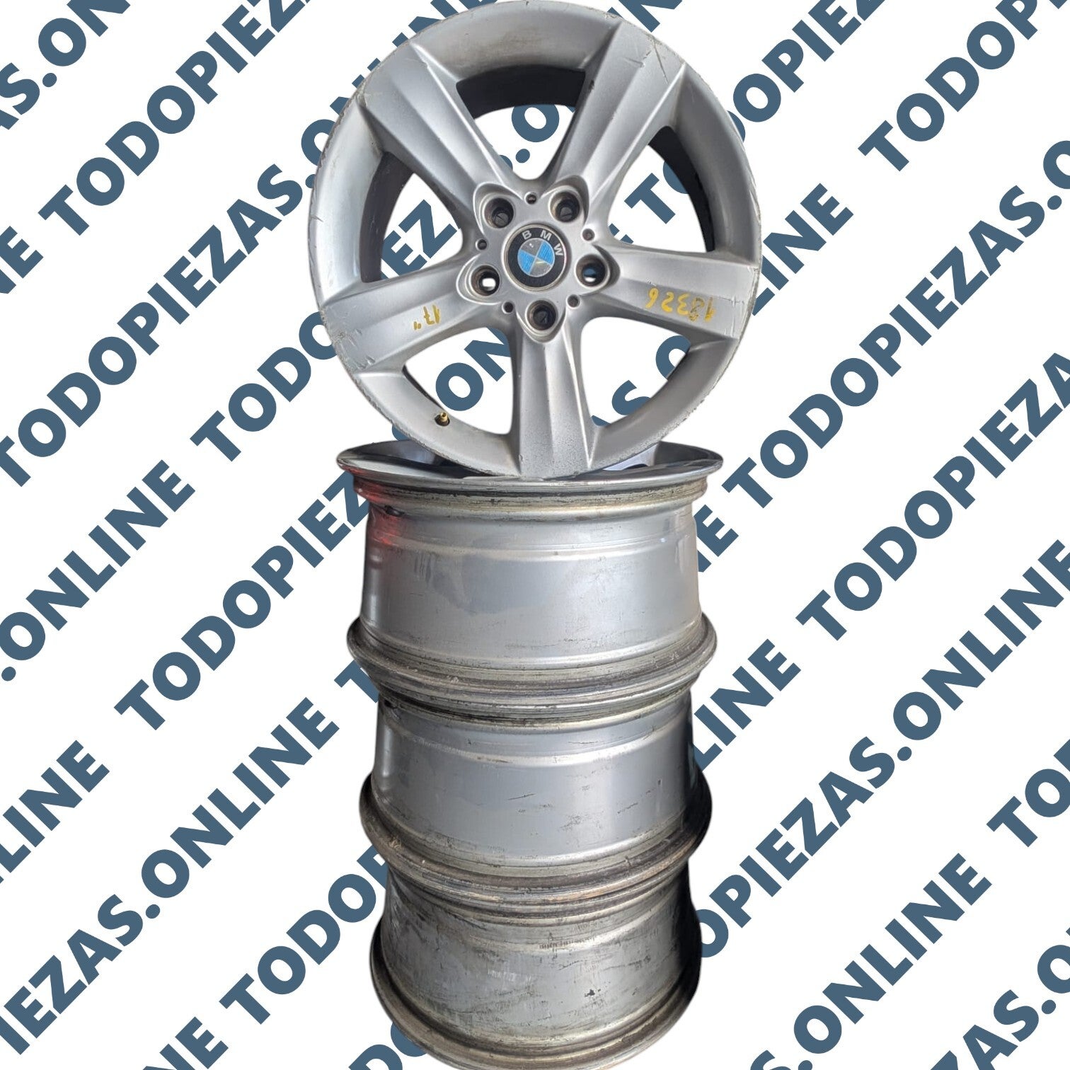 Juego de 4 llantas de aluminio BMW OEM: 6766734