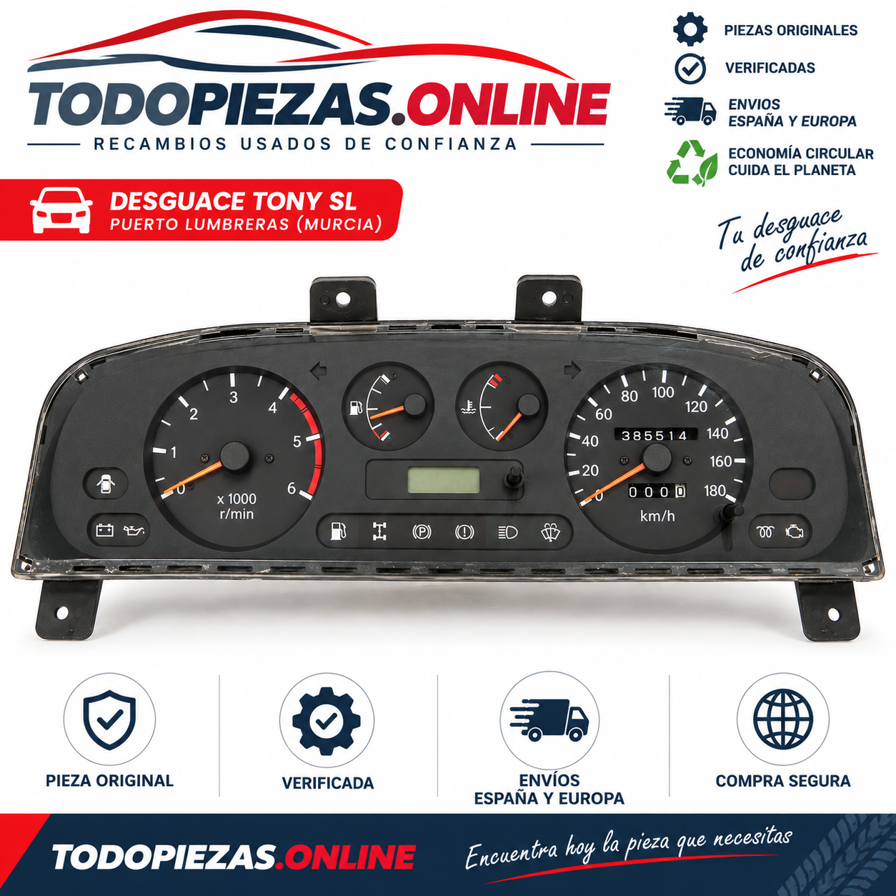 Cuadro de instrumentos completo Nissan Motor Diésel OEM: 248100F010