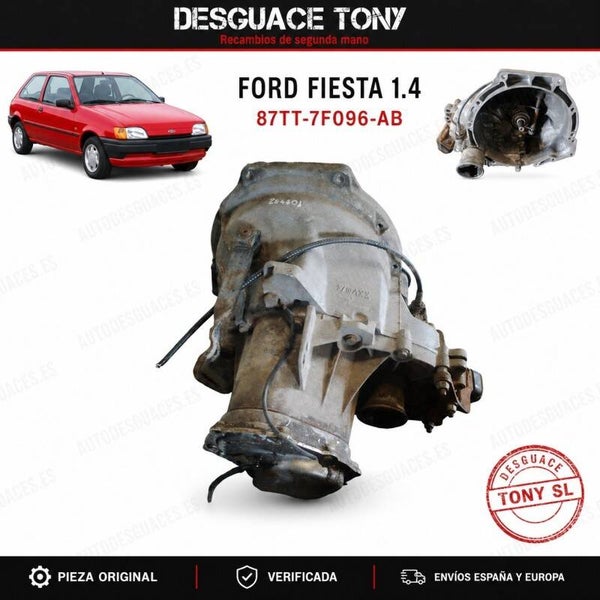 Caja de cambios manual 5V Ford Fiesta III 1.4 F6A OEM 87TT-7F096-AB
