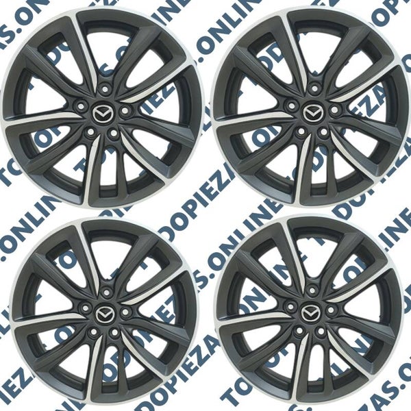 Juego de 4 llantas de aluminio Mazda CX-5 OEM: 9965117090