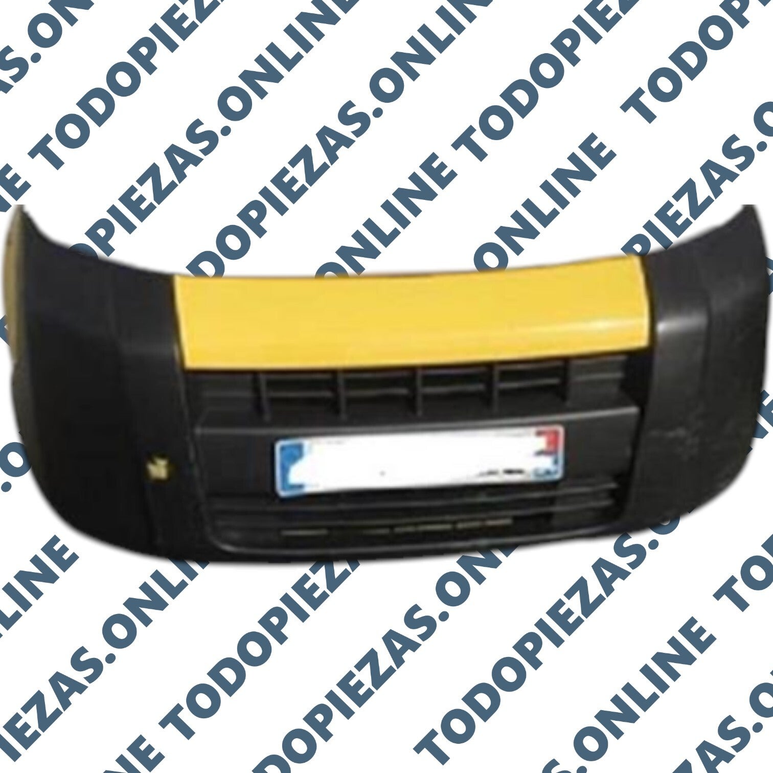 Parachoques delantero Negro/Amarillo Citroën Nemo OEM: 735460598