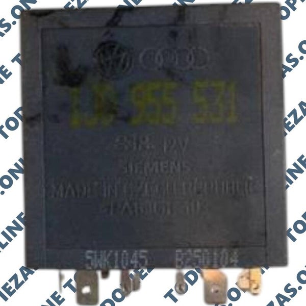 Relé limpia-parabrisas 12V Siemens Volkswagen OEM: 1J0955531