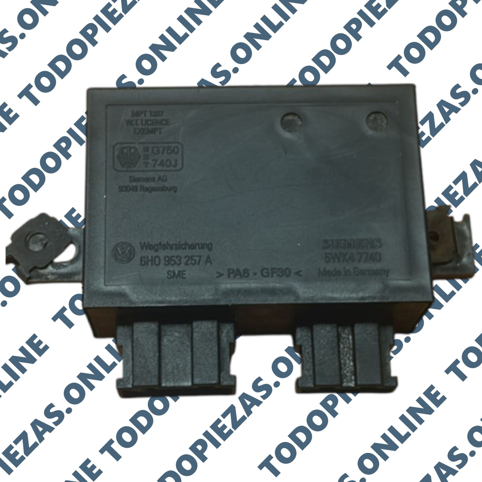 Relé Inmovilizador / antirrobo 12V Siemens OEM: 6H0953257A