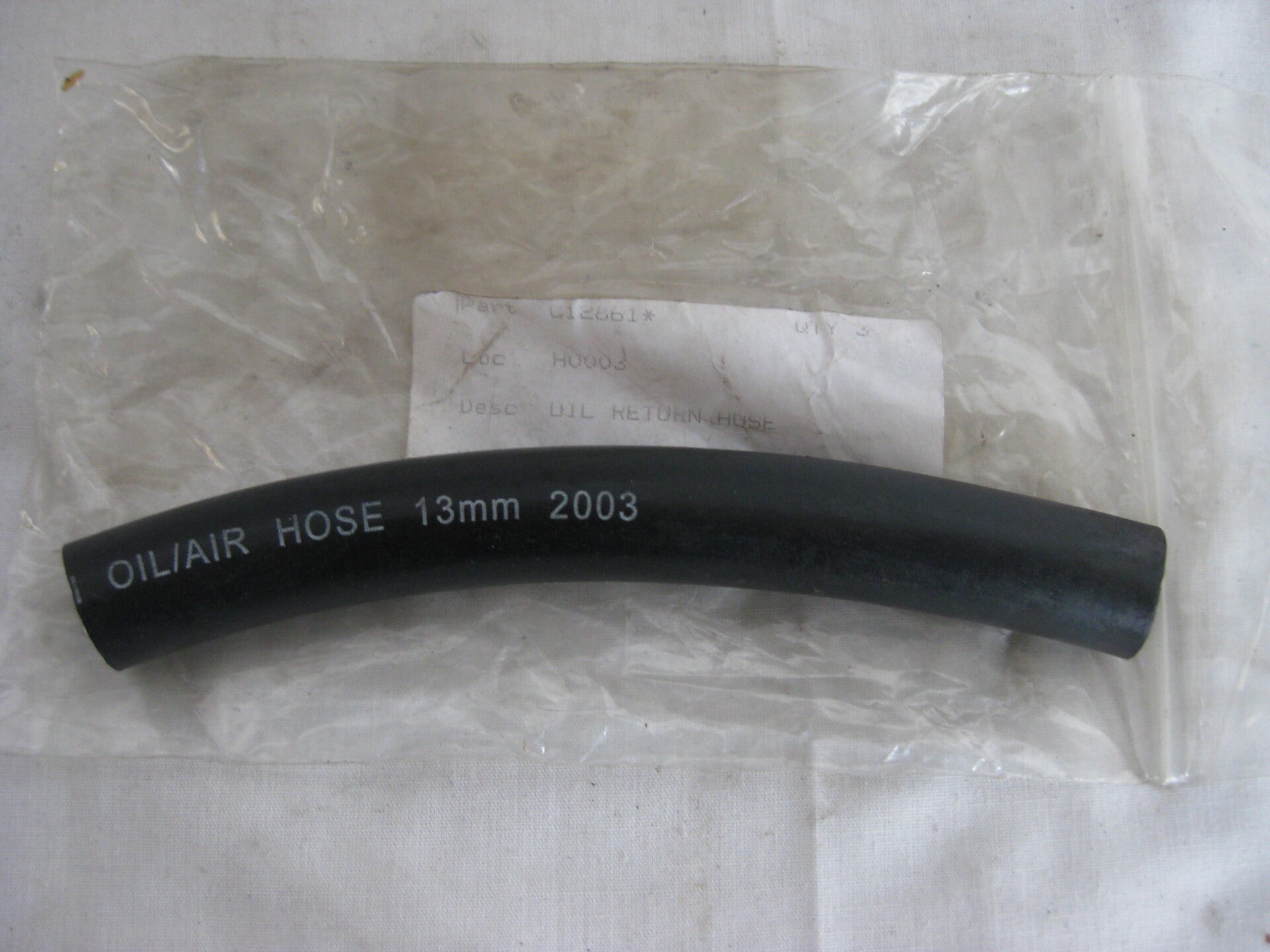 Oil Return Hose  C12861*
