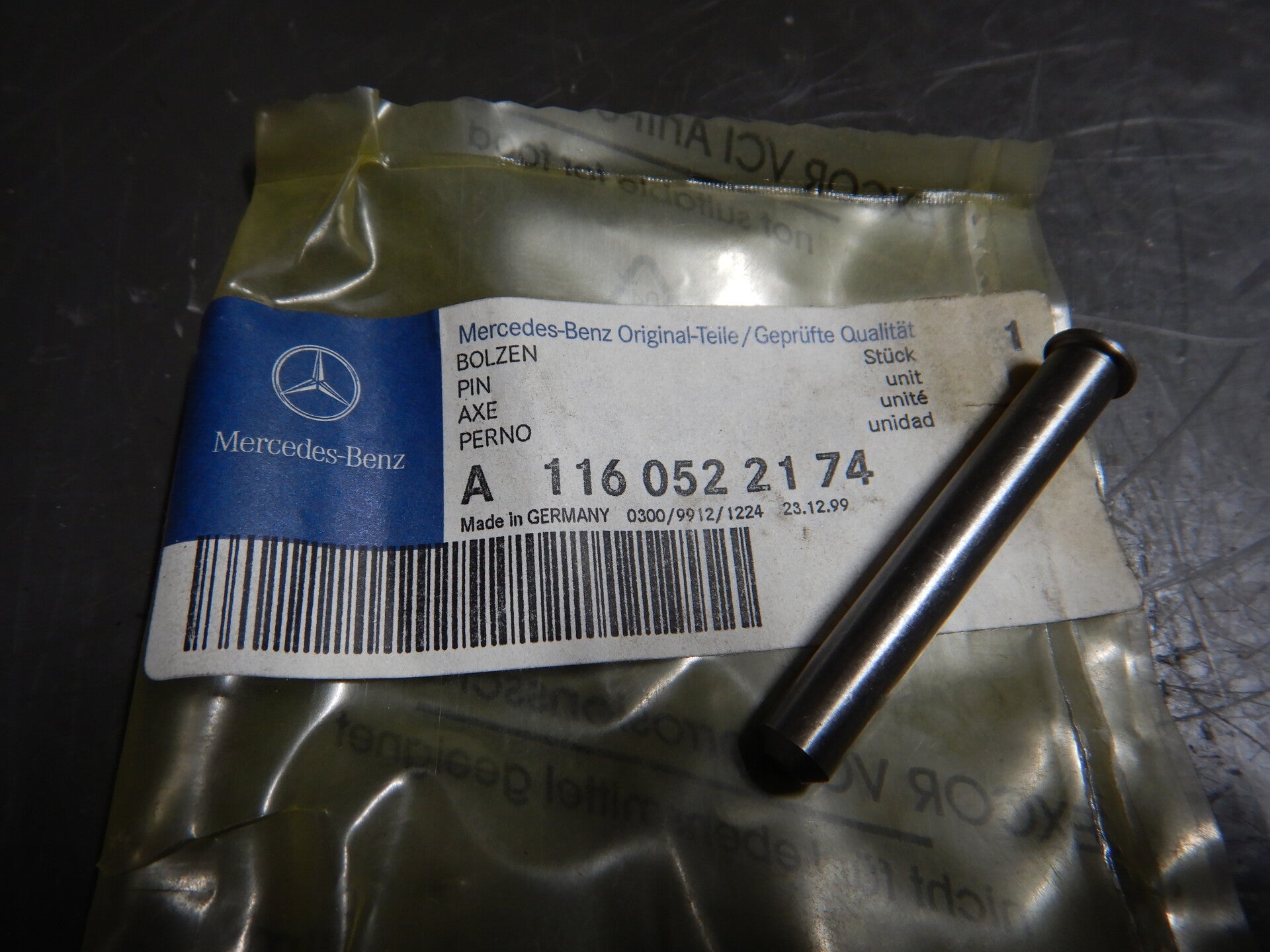 Timing Slide Rail Pin  A1160522174