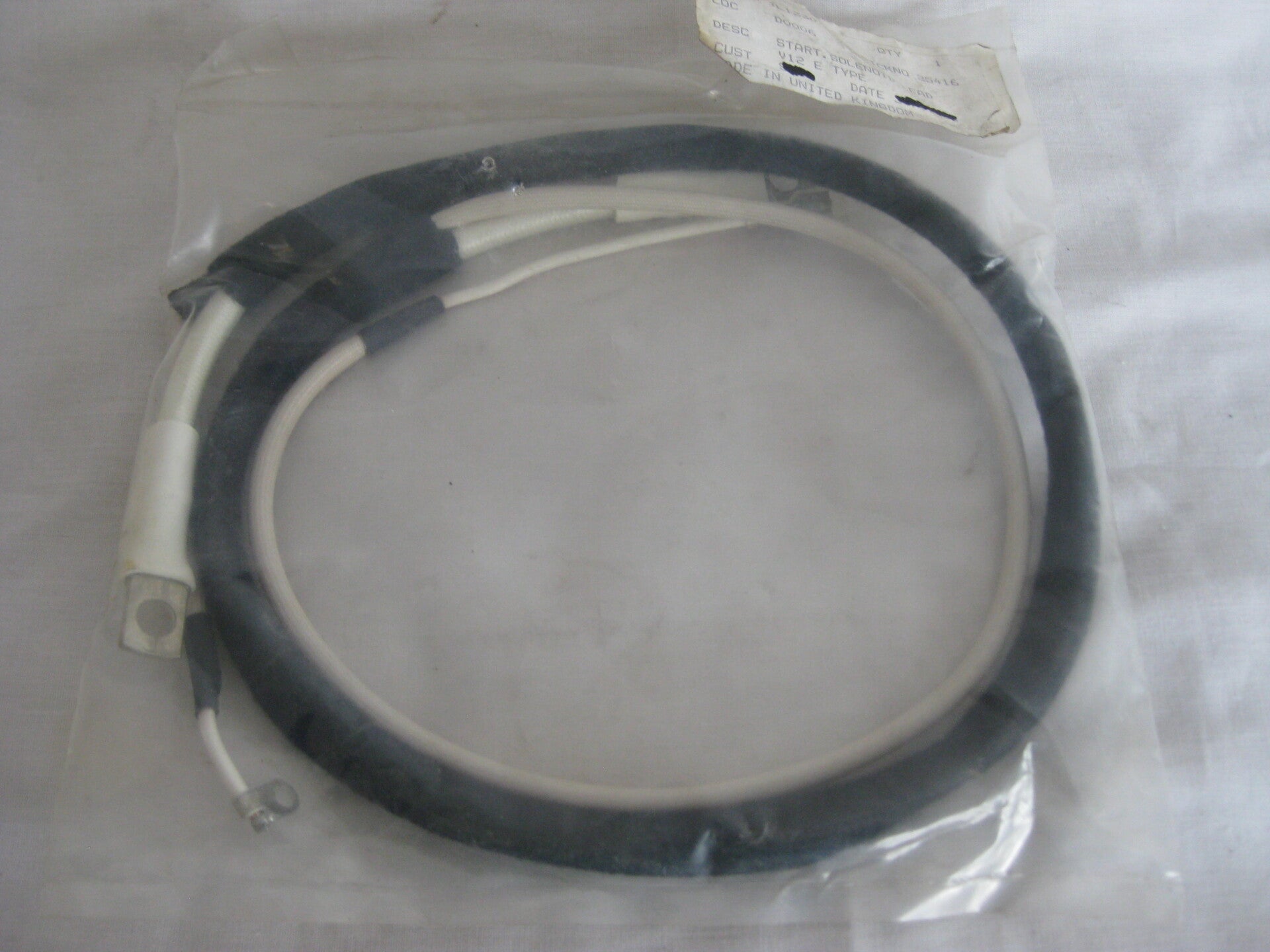 Battery Cable Harness, solenoid lead  JL1330
