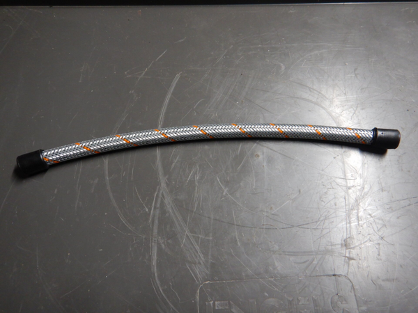 Hose, fuel, galvanized steel braided, 11 3/4"   GGT105