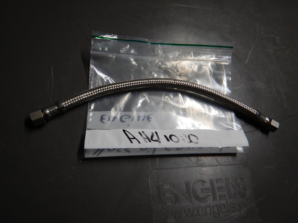 Hose, oil pressure gauge to engine, stainless steel AHU1020