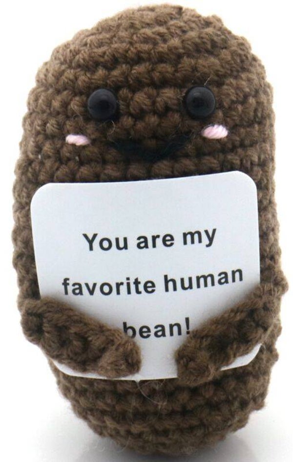 Positive Bean - Positieve Boon 8cm