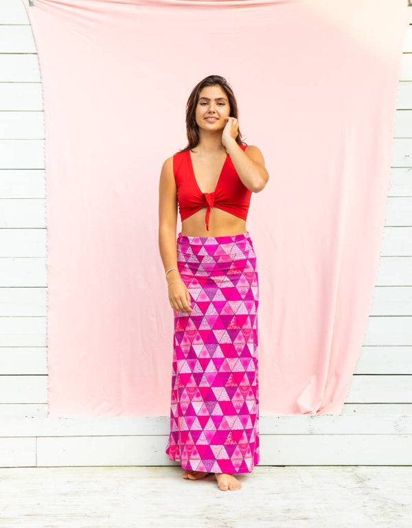 Bonita Rok Fuchsia Rombos