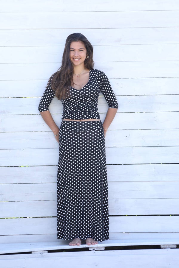 Petri Top Polka Negro