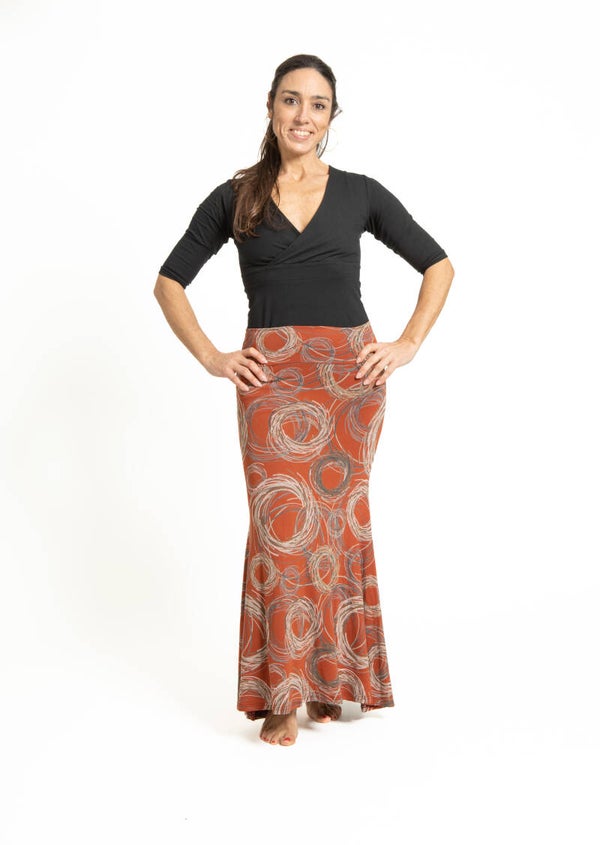 Forastera Rok Cirkel Bruin