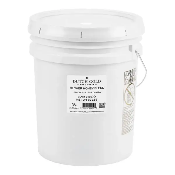 Dutch Gold Raw Wildflower Honey Pail 60 lb.