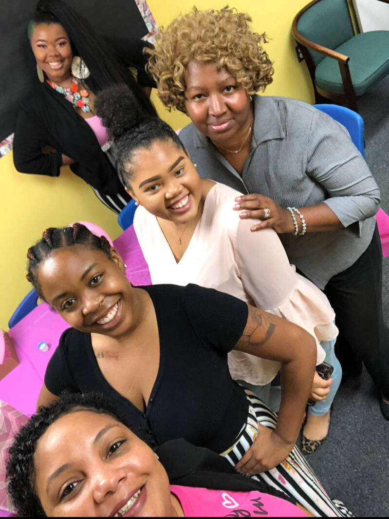 My Co-workers Supporting Me