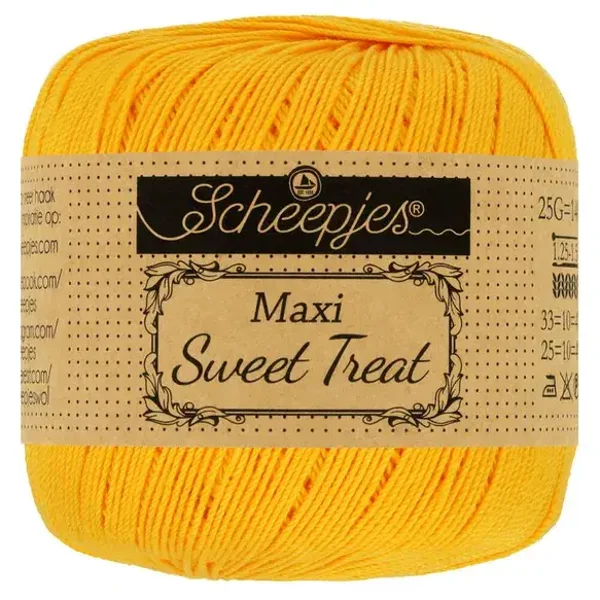 Scheepjes Maxi Sweet Treat 25g - 208 Yellow Gold