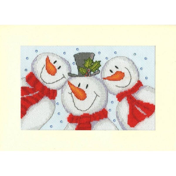 Julie Oldham - Snowman Selfie - Bothy Threads