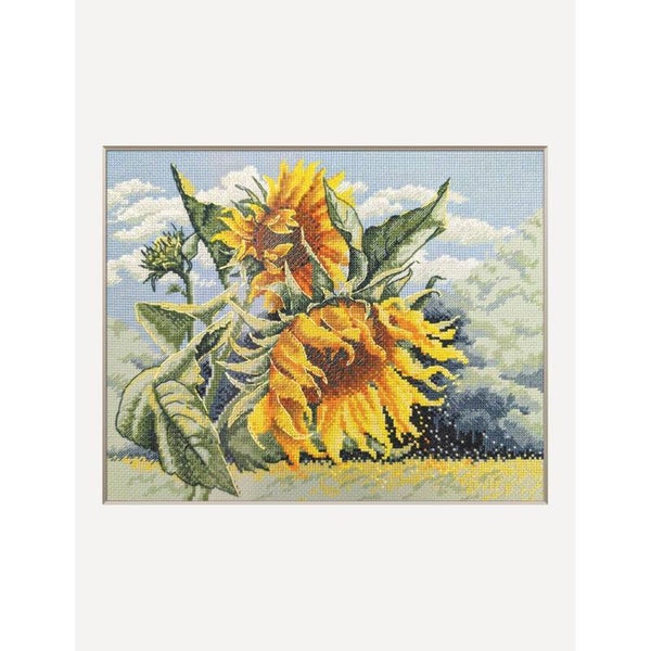 Sunflowers in the Wind