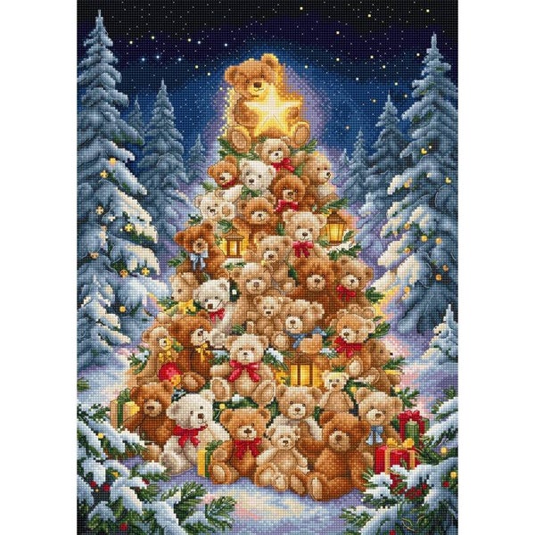 Borduurpakket Teddy Wonderland