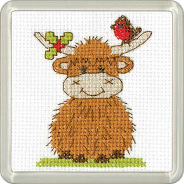 Highland Coaster - Robin & Holly - Heritage Crafts