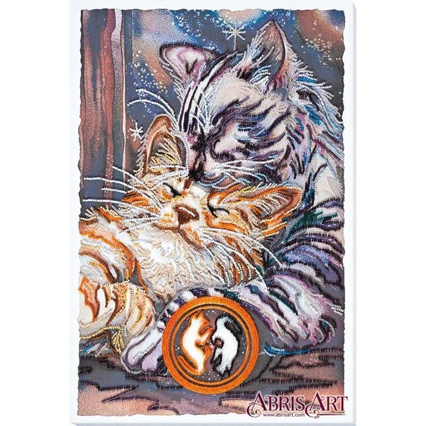 Kralen borduurpakket Purring