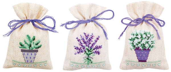 KRUIDENZAKJE KIT PROVENCE SET VAN 3