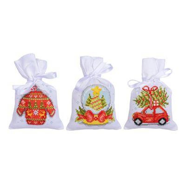 KRUIDENZAKJE KIT TYPISCH KERSTMIS SET VAN 3