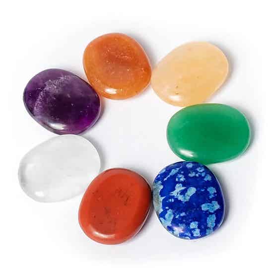 7 chakra zorgenstenen mini