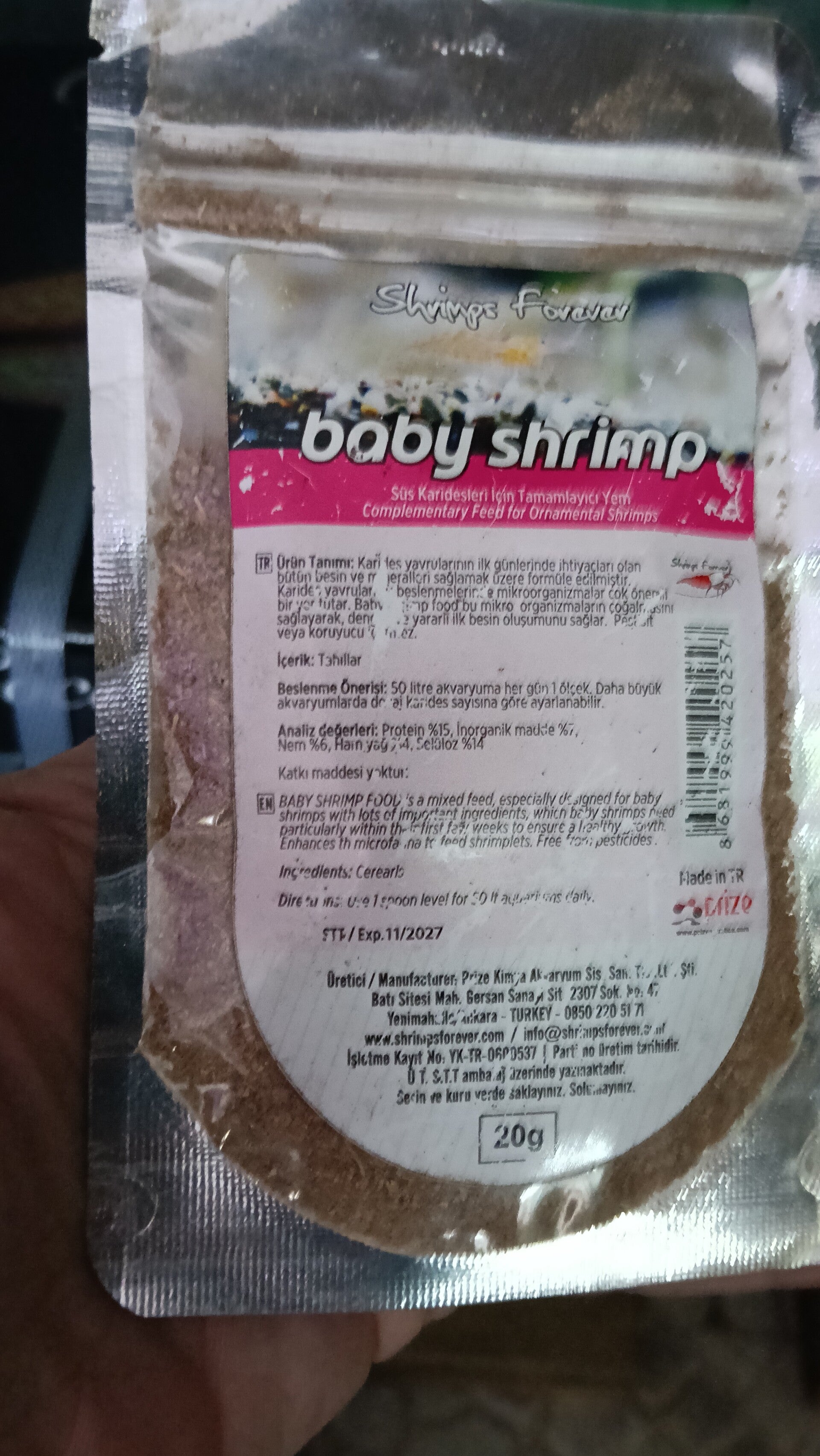 Shrimpforever Baby food 20g