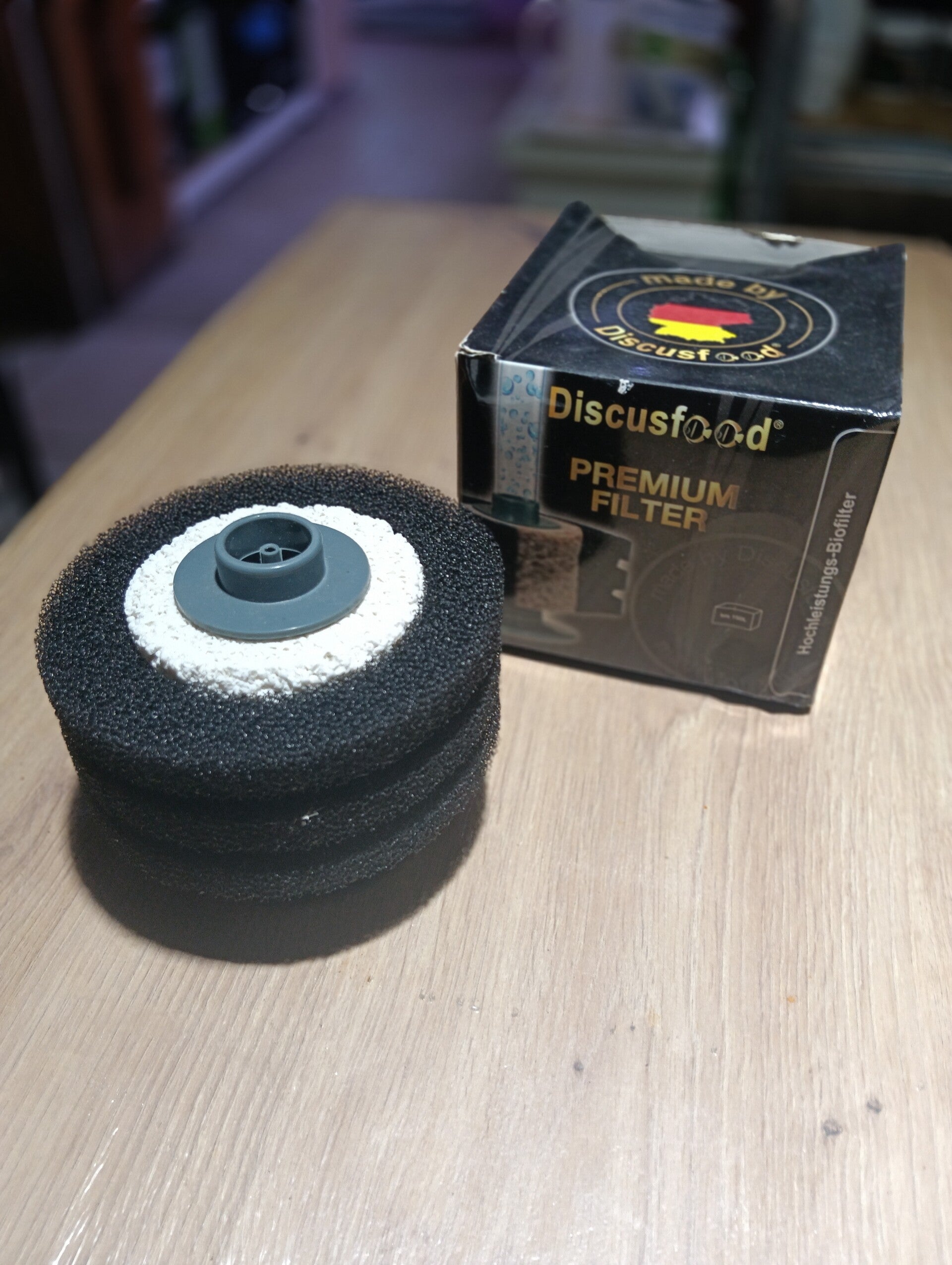 Filtro esponja de fundo