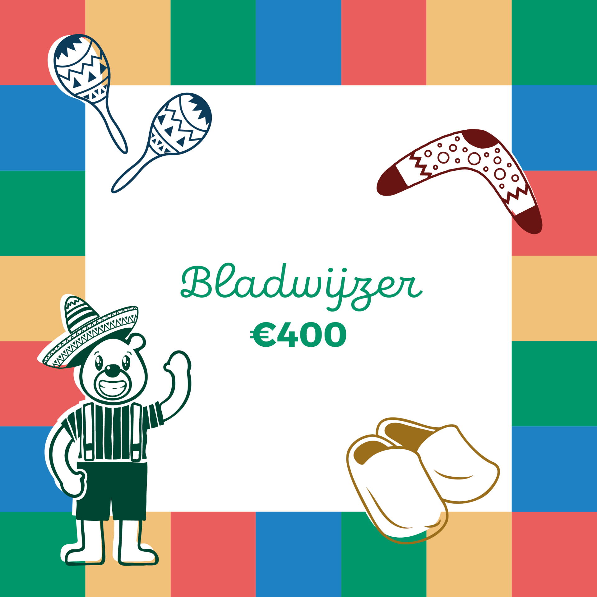 Bladwijzer sponsorboekje