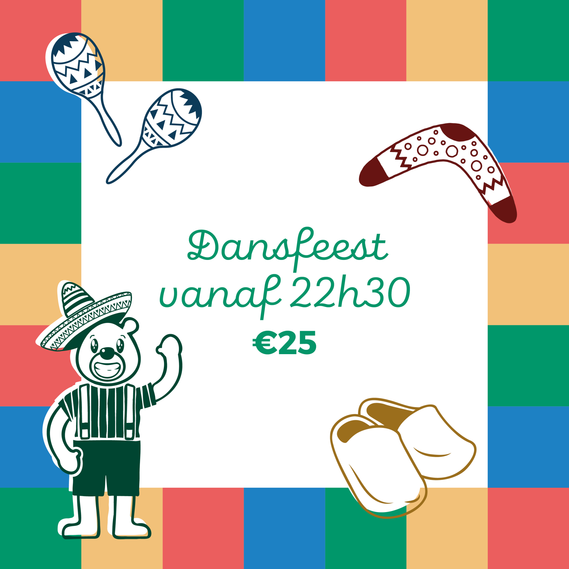 Zaterdagavond: dansfeest zonder etentje (vanaf 22u30)