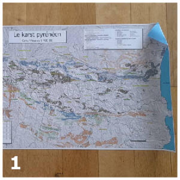 Carte du karst pyrénéen